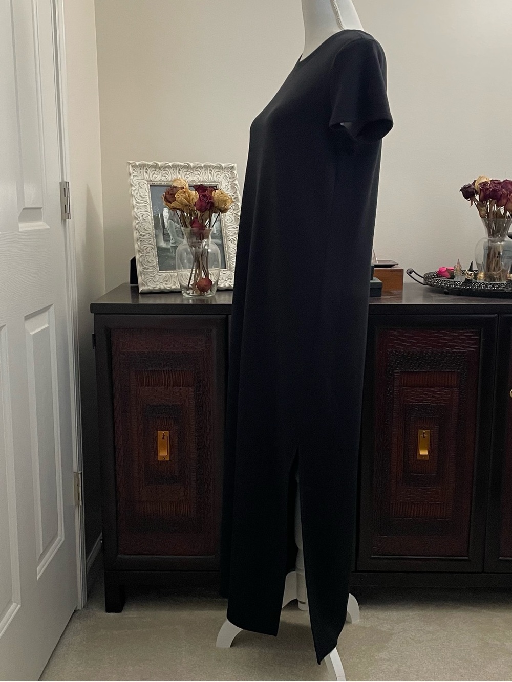 Spanx AirEssentials Side Slit Maxi Dress size Medium - Picture 4 of 10